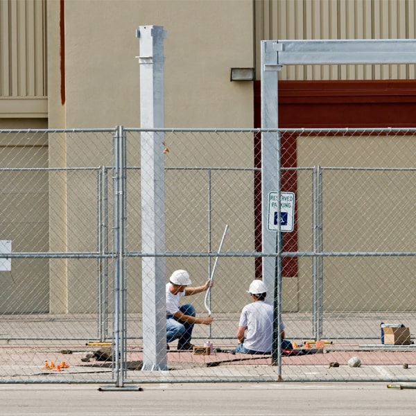 how long can i rent the temporary fence for my construction site or event in Chinquapin